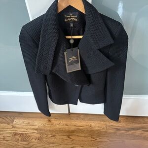 Vivienne Westwood Black Textured Blazer